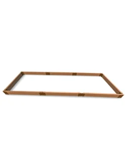 Classic Sienna Composite Raised Bed, 5-1/2" High With 2" Boards -Deals The Garden & Yard Store 8610832 01v