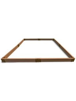 Classic Sienna Composite Raised Bed, 5-1/2" High With 2" Boards -Deals The Garden & Yard Store 8610836 01v