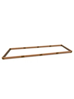 Classic Sienna Composite Raised Bed, 5-1/2" High With 2" Boards -Deals The Garden & Yard Store 8610837 01v