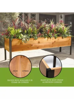 Elevated Planter Box, 2' X 8' -Deals The Garden & Yard Store 8610895 3