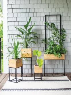 Tartu Elevated Square Planters -Deals The Garden & Yard Store 8611007 022