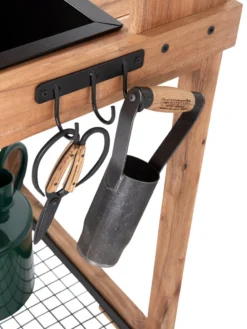 Dynamic Acacia Potting Bench With Soil Reservoir -Deals The Garden & Yard Store 8611009 004