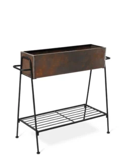Rectangular Corten Planter And Stand -Deals The Garden & Yard Store 8611028 1245 tif