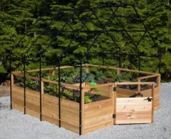 Garden In A Box With Greenhouse, 8' X 8' -Deals The Garden & Yard Store 8611033 03V jpg