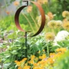 Corten Circle Garden Sculpture
