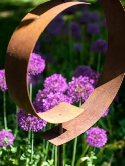 Corten Circle Garden Sculpture -Deals The Garden & Yard Store 8611061 157 tif