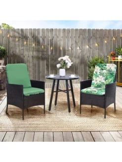 Outdoor Decor™ Seat Pad High Back Cushions, 20" X 45" -Deals The Garden & Yard Store 8611125 106v grli outdoor seat pad high back cushions 20x45 green lily