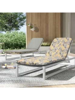 Outdoor Decor™ Chaise Lounge Cushions, 22" X 73" -Deals The Garden & Yard Store 8611127 108v ctlv outdoor chaise lounge cushion 22x73 citrus leaves