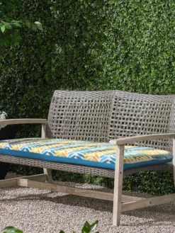 Outdoor Decor™ Bench Cushions, 18" X 48" -Deals The Garden & Yard Store 8611128 200V AQUA tif