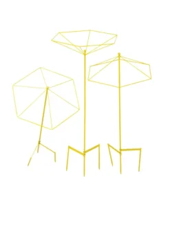Parasol Plant Supports, Set Of 3 -Deals The Garden & Yard Store 8611129 3848 tif