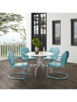 Crosley Tulip 5-piece Outdoor Dining Set -Deals The Garden & Yard Store 8611578 bl 01v