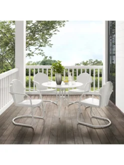 Crosley Tulip 5-piece Outdoor Dining Set -Deals The Garden & Yard Store 8611578 wt 31v