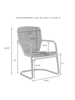 Crosley Ridgeland 5-piece Outdoor Dining Set -Deals The Garden & Yard Store 8611579 07v