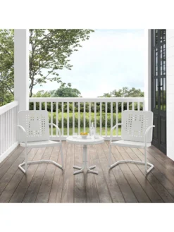 Crosley Bates 3-piece Outdoor Dining Chair Set -Deals The Garden & Yard Store 8611583 wt 23v