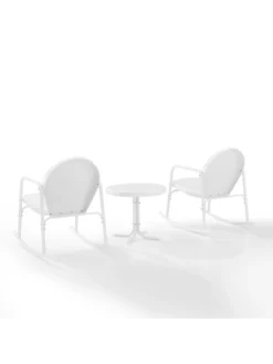 Crosley Griffith 3-piece Outdoor Rocking Chair Set -Deals The Garden & Yard Store 8611588 wt 40v