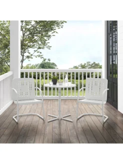 Crosley Bates 3-piece Outdoor Bistro Set -Deals The Garden & Yard Store 8611590 wt 20v