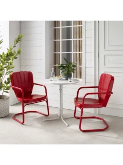 Crosley Ridgeland 3-piece Outdoor Bistro Set -Deals The Garden & Yard Store 8611594 rd 17v