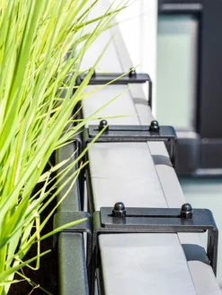 Veradek Metallic Series Railing Planters -Deals The Garden & Yard Store 8611610 01v