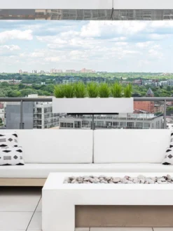 Veradek Metallic Series Railing Planters -Deals The Garden & Yard Store 8611612 27v