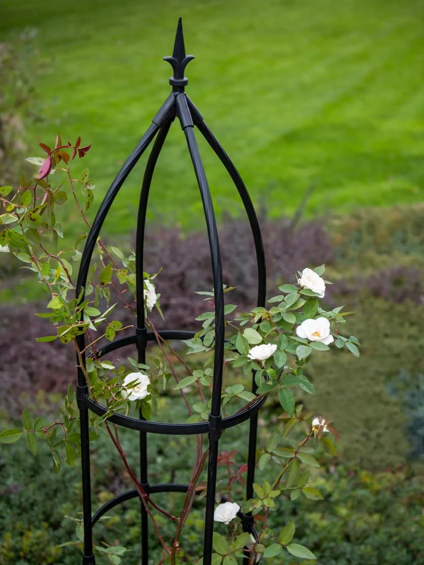 Fleur De Lis Obelisk, 86.8" 2 Fleur De Lis Obelisk, 86.8" - Image 2