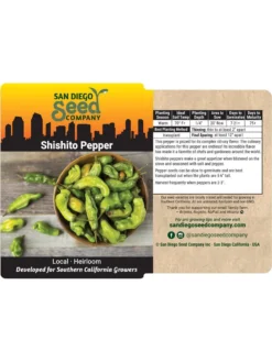 Shishito Pepper Organic Seeds -Deals The Garden & Yard Store 8611910 02v