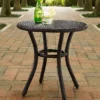 Crosley Palm Harbor Outdoor Wicker Round Side Table