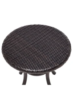 Crosley Palm Harbor Outdoor Wicker Round Side Table -Deals The Garden & Yard Store 8611949 06v