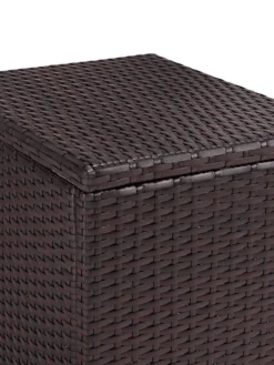 Crosley Palm Harbor Outdoor Wicker Rectangular Side Table -Deals The Garden & Yard Store 8611950 02v