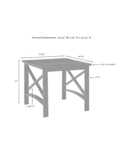 Crosley Kaplan Side Table -Deals The Garden & Yard Store 8611953 08v