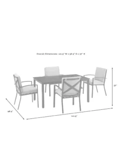 Crosley Kaplan Dining Set -Deals The Garden & Yard Store 8611954 09v