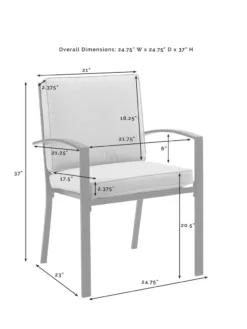 Crosley Kaplan Dining Set -Deals The Garden & Yard Store 8611954 11v