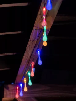 Waterdrop Solar String Lights, Set Of 2