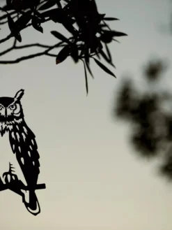 Metalbird Great Horned Owl -Deals The Garden & Yard Store 8612018 02V tif