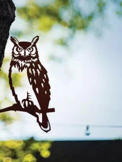 Metalbird Great Horned Owl