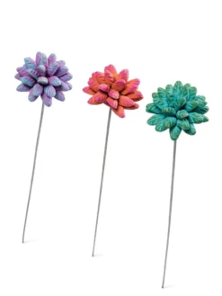 Dahlia Flower Garden Stakes Set 6 Dahlia Flower Garden Stakes Set -Deals The Garden & Yard Store 8612055 5954 tif