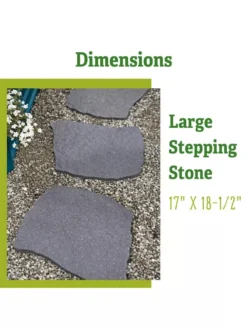 Recycled Rubber Flagstone Stepping Stone -Deals The Garden & Yard Store 8612235 1