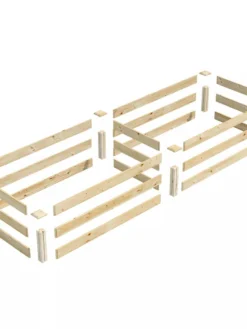 Pine Raised Garden Bed, 2' X 8' -Deals The Garden & Yard Store 8612244 01V jpg