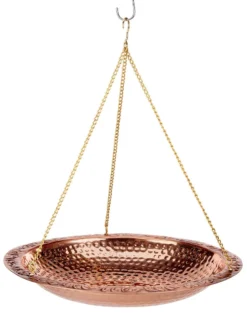 Copper Hanging Birdbath, 18" -Deals The Garden & Yard Store 8612268 03v