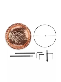 Copper Birdbath, 18" With Stake -Deals The Garden & Yard Store 8612271 03V