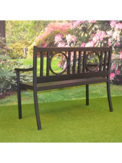 Gramercy Outdoor Metal Bench -Deals The Garden & Yard Store 8612281 01v