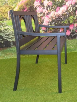 Gramercy Outdoor Metal Bench -Deals The Garden & Yard Store 8612281 02v