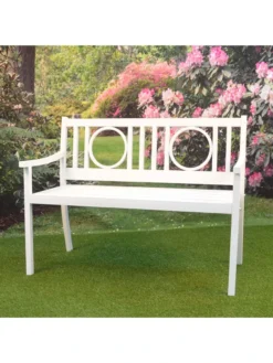 Gramercy Outdoor Metal Bench -Deals The Garden & Yard Store 8612281 06v