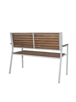 Braylee Metal And Wood Garden Bench -Deals The Garden & Yard Store 8612284 02v