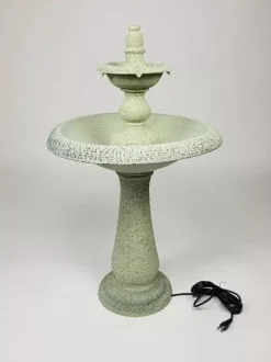 Exaco Enduro Clay Tiered Fountain -Deals The Garden & Yard Store 8612391 03V jpg