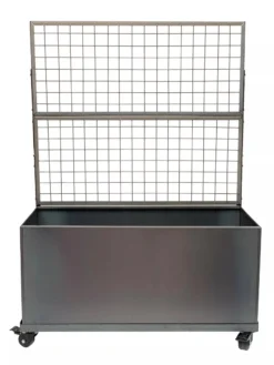 Nice Corten Trough Planters With Trellis -Deals The Garden & Yard Store 8612395 01V jpg