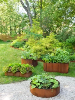 Birdies™ Corten Steel Round Raised Beds -Deals The Garden & Yard Store 8612422 0261 tif