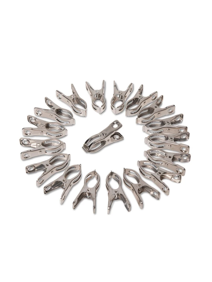 Metal Medium Garden Clips 2.25", Set Of 18 3 Metal Medium Garden Clips 2.25", Set Of 18 - Image 3