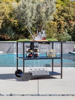 Veradek Stainless Steel Outdoor Kitchen Series Bar Cart