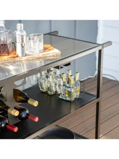 Veradek Stainless Steel Outdoor Kitchen Series Bar Cart -Deals The Garden & Yard Store 8612470 14v