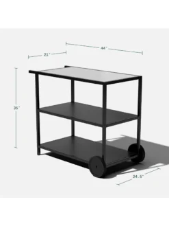 Veradek Stainless Steel Outdoor Kitchen Series Bar Cart -Deals The Garden & Yard Store 8612470 15v